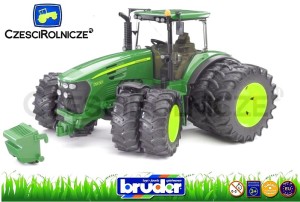 TRAKTOR JOHN DEERE 7930 Z BLIŹNIACZYMI OPONAMI 03052 bruder