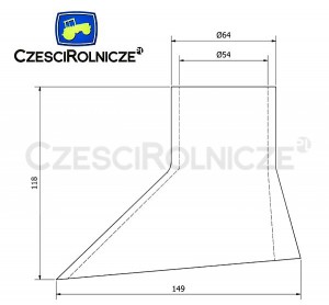 ROZPYLACZ OPRYSKIWACZA  GUMOWY