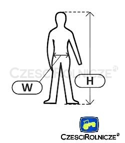 SPODNIE ROBOCZE DO PASA ROZMIAR XXXL  60