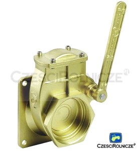 ZASUWA MOSIĘŻNA HYD. 6" MZ GWINT M165 / PŁYTA 150*150 Z DŹWIGNIĄ