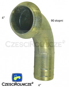 PERROT 4"  ZŁĄCZE  MĘSKIE  - KOLANKO 90  -  WĄŻ  FI-102