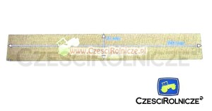 ŁOPATKA TEKSTOLITOWA  300*41*6.3    MEC 4000    4050990113