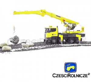 BRUDER  03570 SAMOCHÓD CIĘŻAROWY-DŹWIG SCANIA LIEBHERR