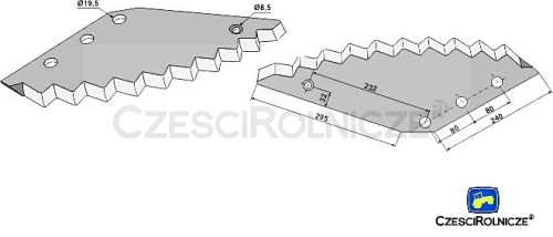 NÃÅ» DO PASZOWOZU TRIOLIET 31639